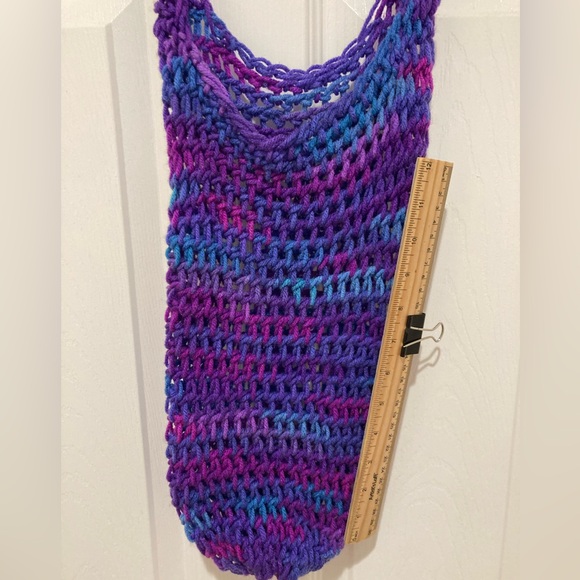5 for $10: HANDMADE Crochet Bag approx 7” x 14” - Picture 1 of 5